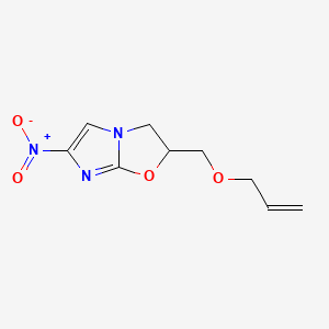 Imidazo(2,1-b)oxazole, 2,3-dihydro-6-nitro-2-((2-propenyloxy)methyl)-