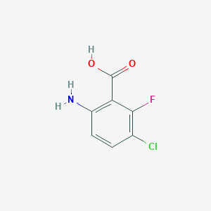 molecular formula C7H5ClFNO2 B1518051 6-Amino-3-chloro-2-fluorobenzoic acid CAS No. 874782-54-4