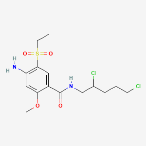 4-Amino-N-(2,5-dichloropentyl)-5-(ethylsulfonyl)-2-methoxybenzamide