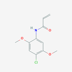 N-(4-chloro-2,5-dimethoxyphenyl)prop-2-enamide