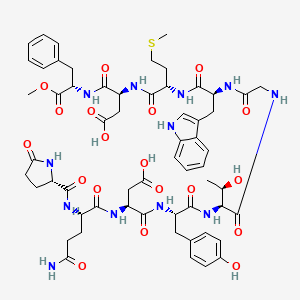 Caerulein, 4-desulfo-10-l-phenylalanine-, 10-methyl ester