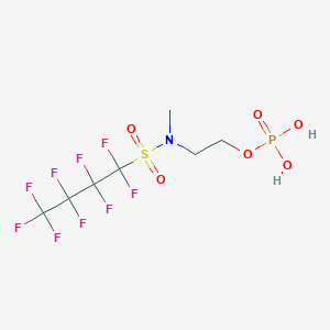 1-Butanesulfonamide, 1,1,2,2,3,3,4,4,4-nonafluoro-N-(2-hydroxyethyl)-N-methyl-, phosphate (ester)