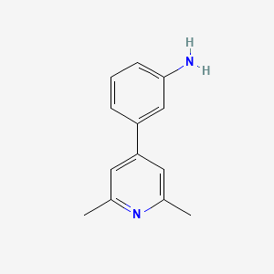 3-(2,6-Dimethyl-4-pyridyl)aniline