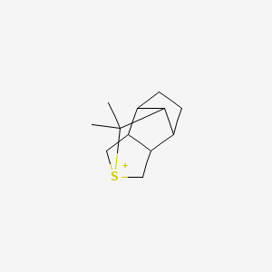 2,4,7-Ethanylylidenecyclopenta(c)thiopyranium, octahydro-1,1-dimethyl-