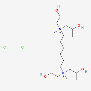 N,N'-Hexane-1,6-diylbis(bis(2-hydroxypropyl)methylammonium) dichloride