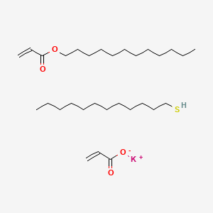 2-Propenoic acid, telomer with 1-dodecanethiol and dodecyl 2-propenoate, potassium salt