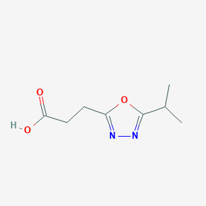 3-(5-Isopropyl-1,3,4-oxadiazol-2-yl)propanoic acid