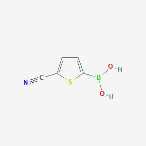 molecular formula C5H4BNO2S B151807 5-氰基噻吩-2-硼酸 CAS No. 305832-67-1