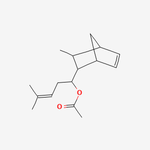 4-Methyl-1-(3-methylbicyclo(2.2.1)hept-5-en-2-yl)pent-3-enyl acetate