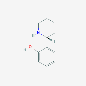 molecular formula C11H15NO B1518073 (R)-2-(piperidin-2-yl)phenol 