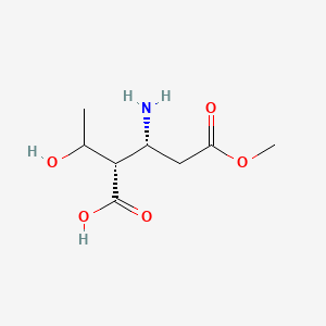 5-Methyl hydrogen (2S-(2R*(R*),3S*))-3-amino-2-(1-hydroxyethyl)glutarate