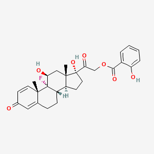 B15180801 9-Fluoro-11beta,17,21-trihydroxypregna-1,4-diene-3,20-dione 21-salicylate CAS No. 68497-93-8