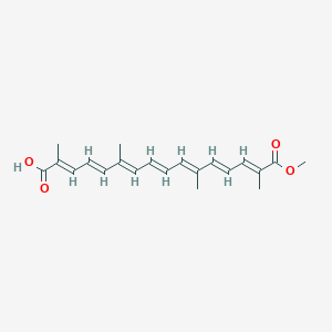 molecular formula C21H26O4 B1518081 beta-Crocetin CAS No. 25368-09-6