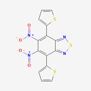 5,6-Dinitro-4,7-di(thiophen-2-yl)benzo[c][1,2,5]thiadiazole