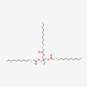 2-((((Decylthio)acetyl)oxy)methyl)-2-ethyl-1,3-propanediyl bis((decylthio)acetate)