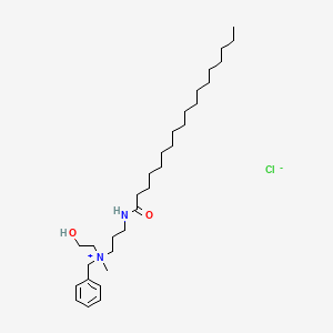 Benzyl(2-hydroxyethyl)methyl(3-((1-oxooctadecyl)amino)propyl)ammonium chloride