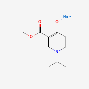 Sodium methyl 1,2,5,6-tetrahydro-1-isopropyl-4-oxidonicotinate