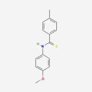 Benzenecarbothioamide, N-(4-methoxyphenyl)-4-methyl-