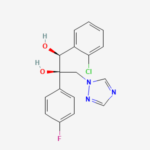 1,2-Propanediol, 1-(2-chlorophenyl)-2-(4-fluorophenyl)-3-(1H-1,2,4-triazol-1-yl)-, (1S,2R)-