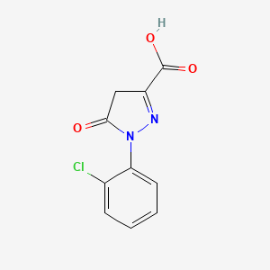 1-(2-Chlorophenyl)-4,5-dihydro-5-oxo-1H-pyrazole-3-carboxylic acid