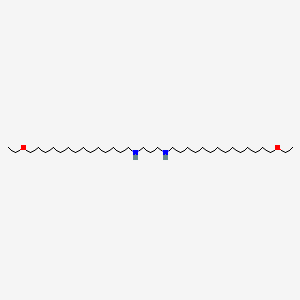 molecular formula C35H74N2O2 B15181206 N,N'-bis(14-ethoxytetradecyl)propane-1,3-diamine 