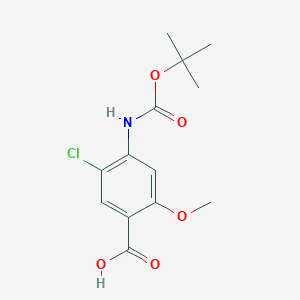 4-{[(Tert-butoxy)carbonyl]amino}-5-chloro-2-methoxybenzoic acid