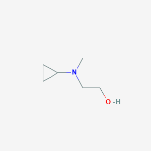 molecular formula C6H13NO B1518128 2-[Cyclopropyl(methyl)amino]ethan-1-ol CAS No. 24907-48-0