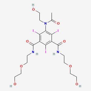 Isophthalamide, N,N'-bis(2-(2-hydroxyethoxy)ethyl)-5-(N-(2-hydroxyethyl)acetamido)-2,4,6-triiodo-