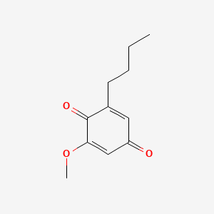 2,5-Cyclohexadiene-1,4-dione, 2-butyl-6-methoxy-