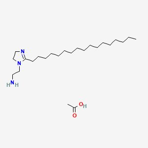 4,5-Dihydro-2-heptadecyl-1H-imidazole-1-ethylamine acetate