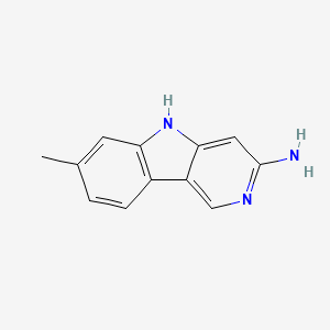 5H-Pyrido(4,3-b)indole, 3-amino-7-methyl-