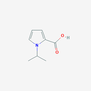 molecular formula C8H11NO2 B1518136 1-isopropyl-1H-pyrrole-2-carboxylic acid CAS No. 1041644-48-7
