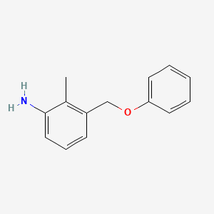 2-Methyl-3-(phenoxymethyl)aniline