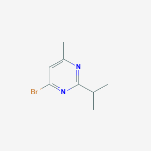 molecular formula C8H11BrN2 B1518139 4-Bromo-6-methyl-2-(propan-2-yl)pyrimidine CAS No. 1134263-20-9