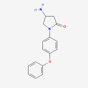 4-Amino-1-(4-phenoxyphenyl)pyrrolidin-2-one