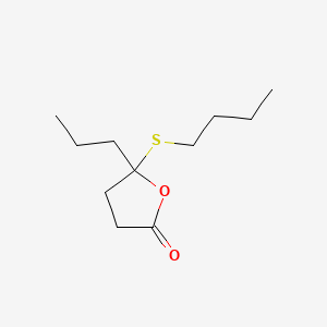 Dihydro-5-(butylthio)-5-propyl-2(3H)-furanone