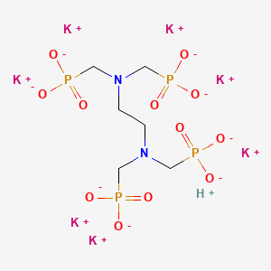 Heptapotassium hydrogen (ethane-1,2-diylbis(nitrilobis(methylene)))tetrakisphosphonate