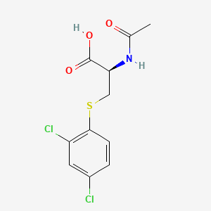 Alanine, N-acetyl-3-((2,4-dichlorophenyl)thio)-