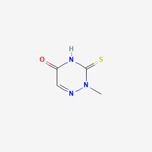 2-Methyl-3-thioxo-3,4-dihydro-1,2,4-triazin-5(2H)-one