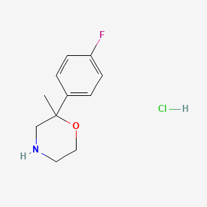 2-(4-Fluorophenyl)-2-methylmorpholine hydrochloride