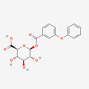 beta-D-Glucopyranuronic acid, 1-(3-phenoxybenzoate)