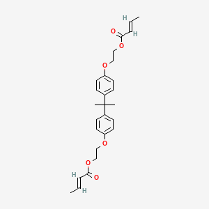 (E)-(1-Methylethylidene)bis(4,1-phenyleneoxy-2,1-ethanediyl) crotonate