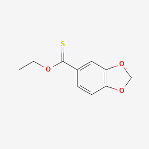 1,3-Benzodioxole-5-carbothioic acid, O-ethyl ester