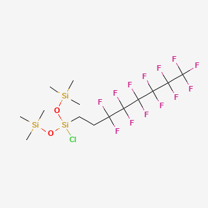 3-Chloro-1,1,1,5,5,5-hexamethyl-3-(3,3,4,4,5,5,6,6,7,7,8,8,8-tridecafluorooctyl)trisiloxane