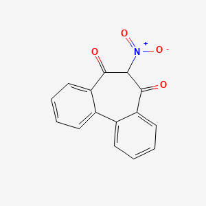 6-Nitro-5H-dibenzo(a,c)cycloheptene-5,7(6H)-dione