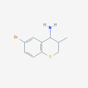 6-bromo-3-methyl-3,4-dihydro-2H-1-benzothiopyran-4-amine
