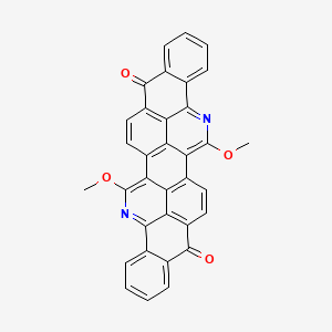 18,34-dimethoxy-19,33-diazanonacyclo[18.10.2.22,5.03,16.04,13.06,11.017,31.021,26.028,32]tetratriaconta-1(31),2(34),3(16),4(13),5(33),6,8,10,14,17,19,21,23,25,28(32),29-hexadecaene-12,27-dione