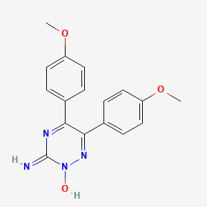 5,6-Bis(4-methoxyphenyl)-1,2,4-triazin-3-amine 2-oxide