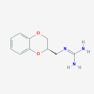 Guanidine, N-(((2S)-2,3-dihydro-1,4-benzodioxin-2-yl)methyl)-