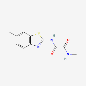 Ethanediamide, N-methyl-N'-(6-methyl-2-benzothiazolyl)-